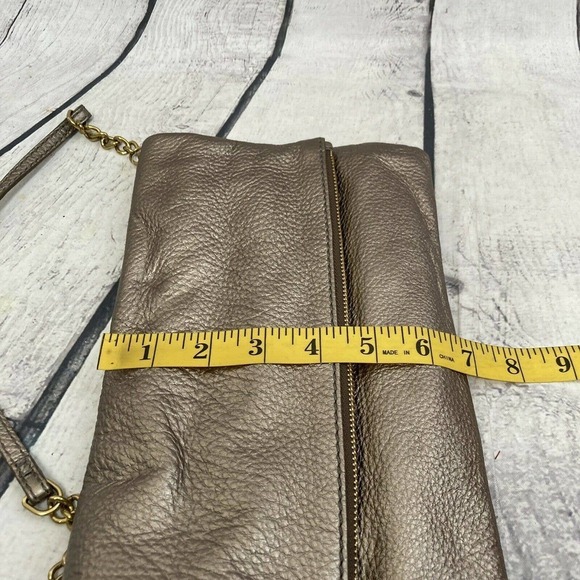 Fossil gold‎ shoulder bag fold over medium New Without Tags 11 X 7 - Picture 7 of 12